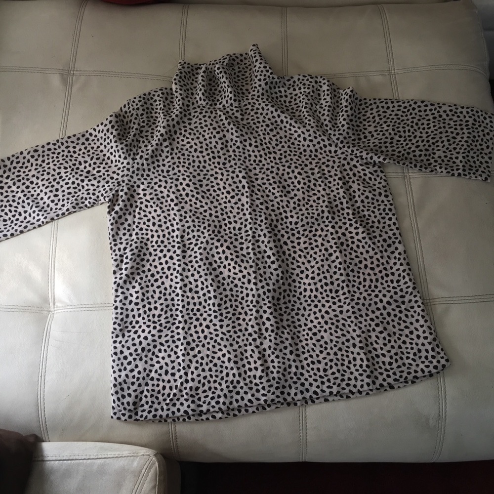 Rut and circle Taupe 3/4 sleeve top